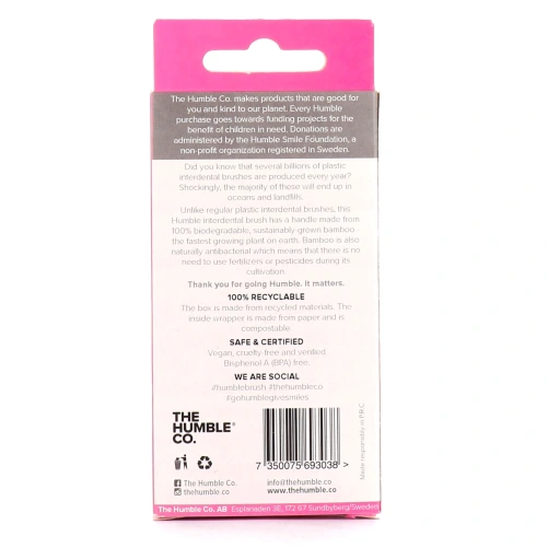 The Humble Co Brossettes Interdentaires Bambou