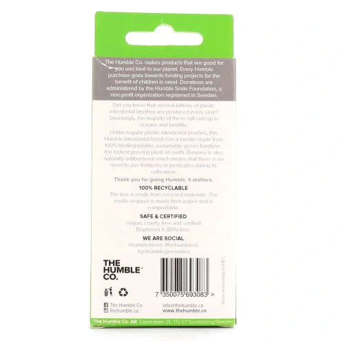 The Humble Co Brossettes Interdentaires Bambou