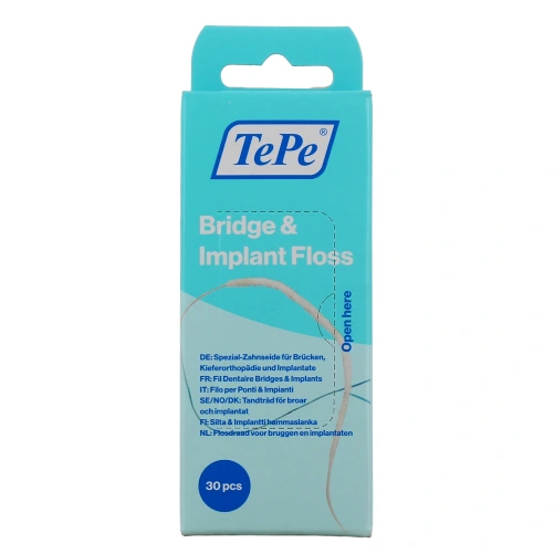 TePe Fil Dentaire Bridge & Implant