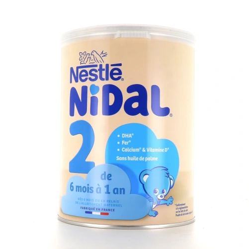 Nestlé Nidal 2 Lait 6-12 Mois