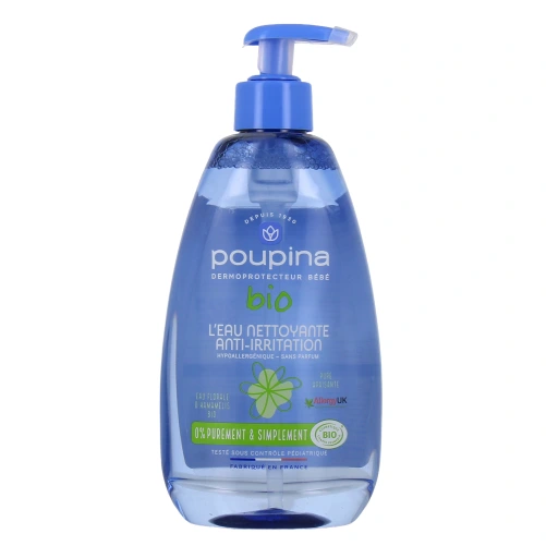 Poupina Eau Nettoyante Bio Anti-Irritation