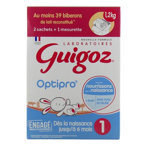 Guigoz Optipro Lait 1er âge