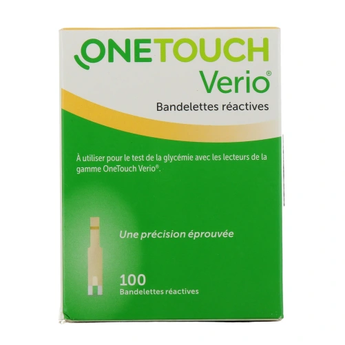 OneTouch Verio Bandelettes Réactives