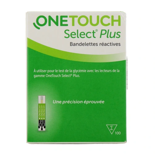 OneTouch Select Plus Bandelettes Réactives