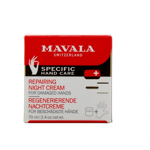 Mavala Crème de Nuit Réparatrice Mains Abîmées