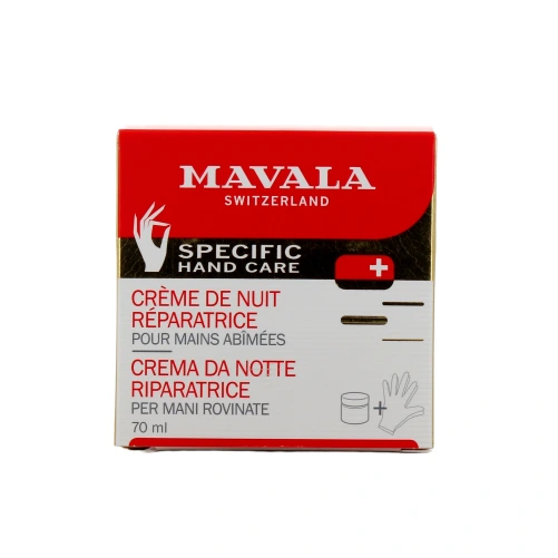 Mavala Crème de Nuit Réparatrice Mains Abîmées