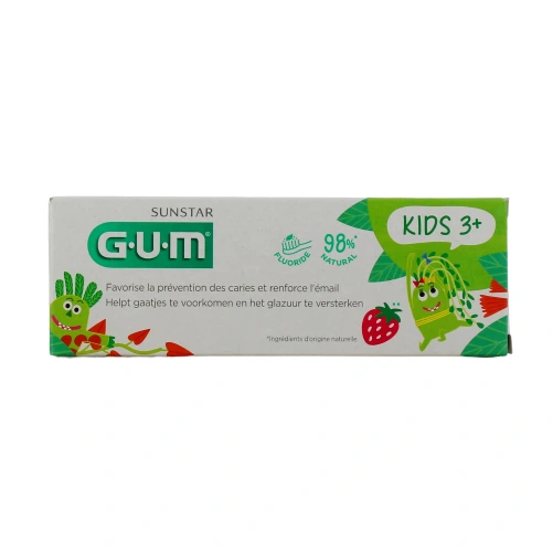 Gum Dentifrice Kids 3+ Goût Fraise