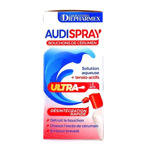 Audispray Ultra Bouchons de Cérumen Spray