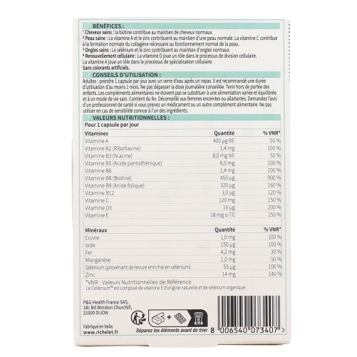 Richelet Cheveux Peau Ongles