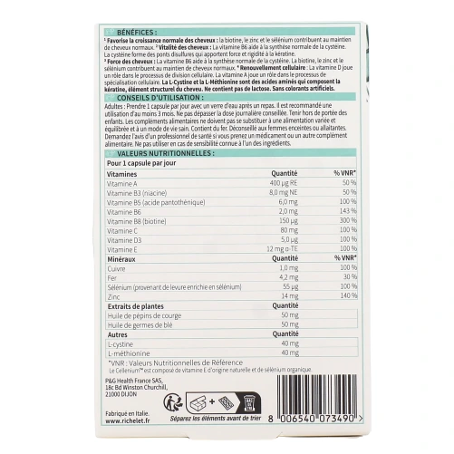 Richelet Force des Cheveux