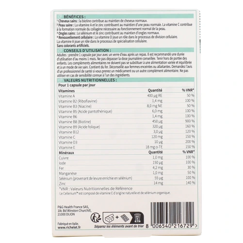 Richelet Cheveux Peau Ongles