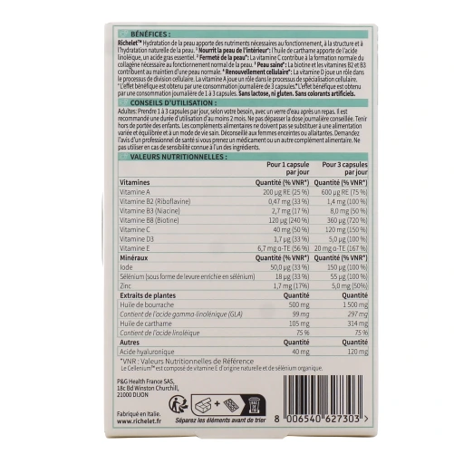Richelet Hydratation de la Peau