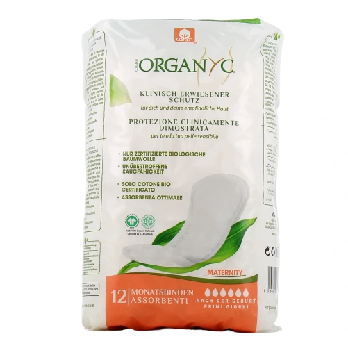 Organyc Serviettes Maternité Premiers Jours