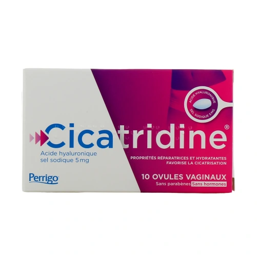 Cicatridine ovules vaginaux