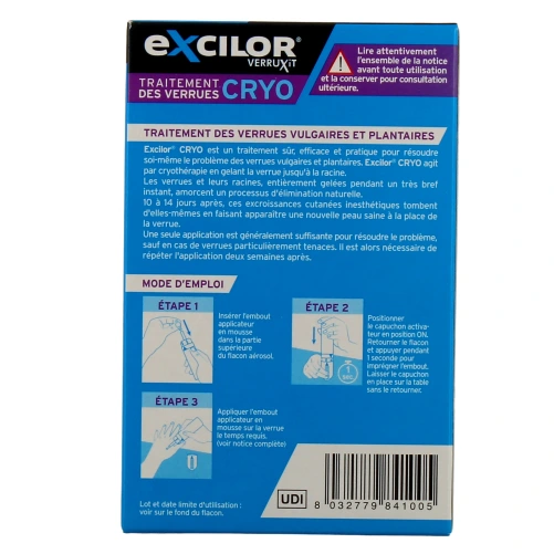Excilor Verruxit Traitement Verrues Cryothérapie