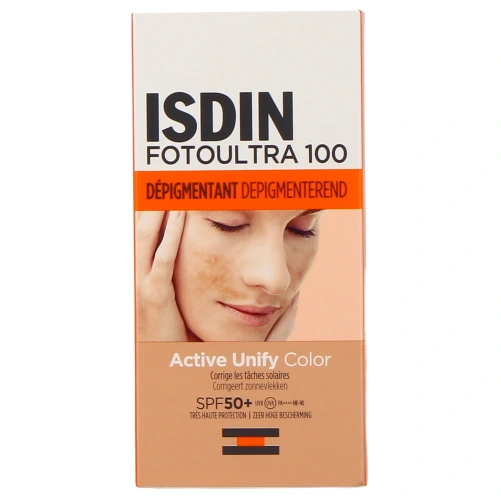 Isdin FotoUltra 100 Active Unify Dépigmentant SPF50+