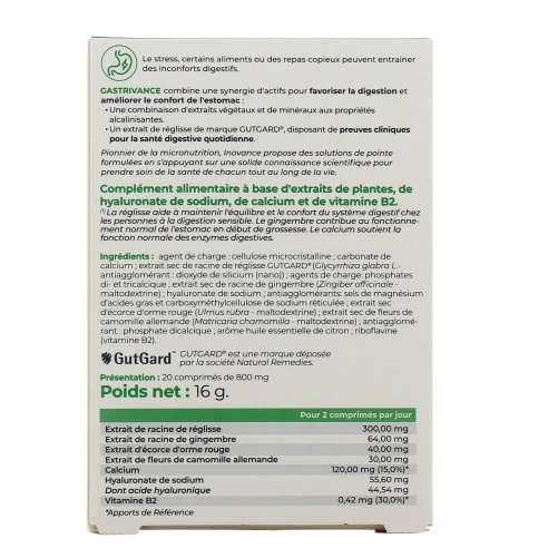 Inovance Gastrivance Confort de l'Estomac
