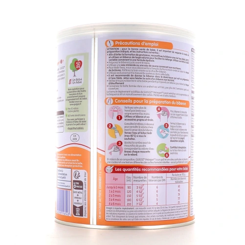 Guigoz Pelargon Lait 1er âge