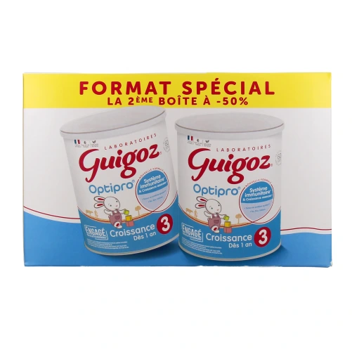 Guigoz Optipro Croissance Lait 3ème âge