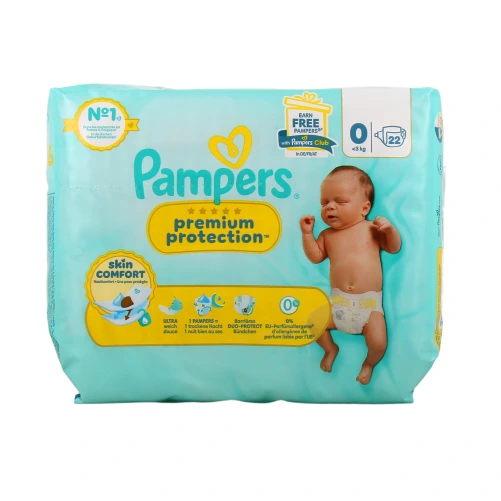 Pampers Couches Premium Protection