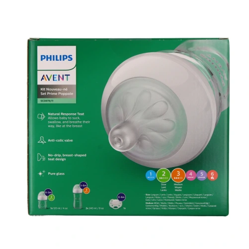 Avent Natural Response Pure Glass Biberon Verre