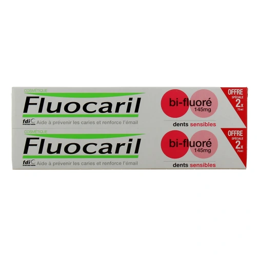 Fluocaril Dentifrice Bi-fluoré Dents Sensibles 145 mg