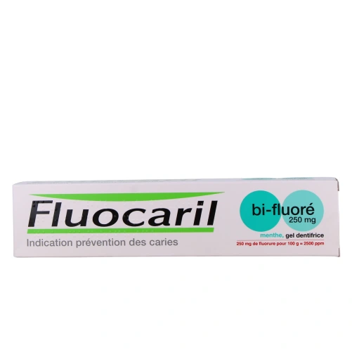 Fluocaril Bi fluoré 250 mg Gel menthe
