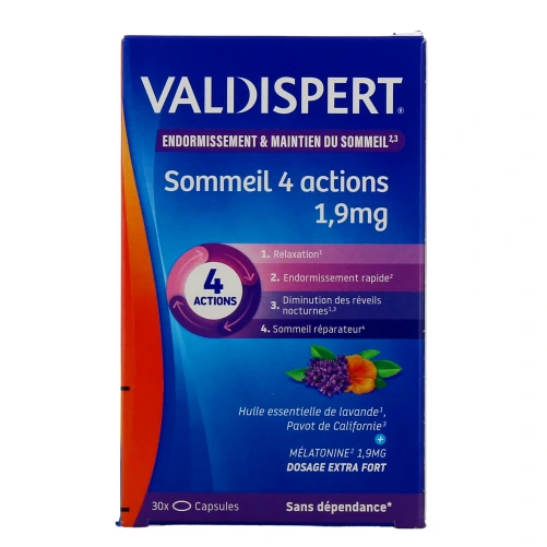 Valdispert Mélatonine 4 Actions
