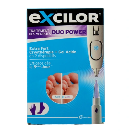 Excilor Traitement des Verrues Duo Power