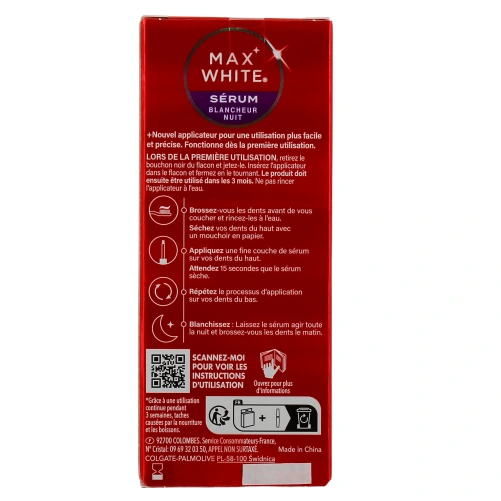 Colgate Max White Sérum Blancheur Nuit