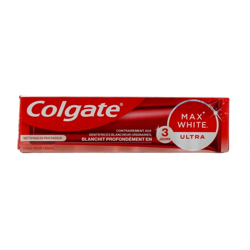 Colgate Dentifrice Max White Ultra Nettoyage en Profondeur
