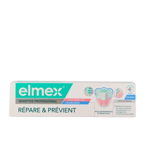 Elmex Sensitive Dentifrice Soin Gencives + Blancheur