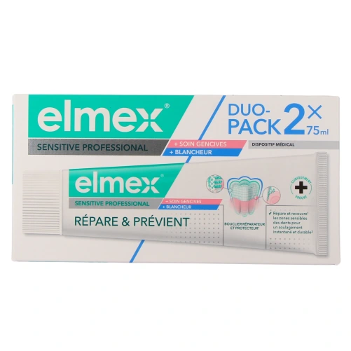 Elmex Sensitive Dentifrice Soin Gencives + Blancheur