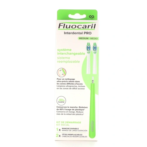 Fluocaril Interdental Pro Brosse à Dents Tête Remplaçable
