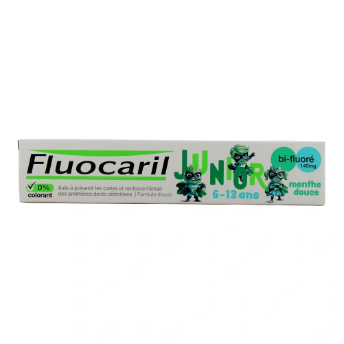 Fluocaril Junior Dentifrice bi-fluoré Menthe Douce 6-13 ans