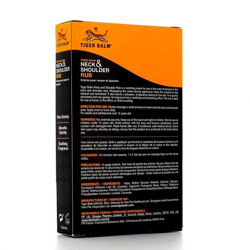 Tiger Balm Crème Nuque & Épaules