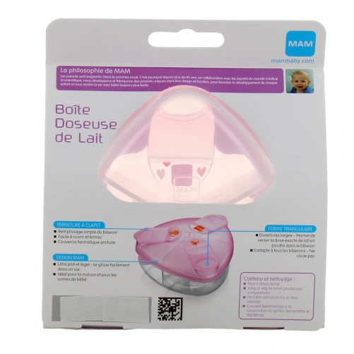 MAM Boîte Doseuse de Lait à 3 compartiments