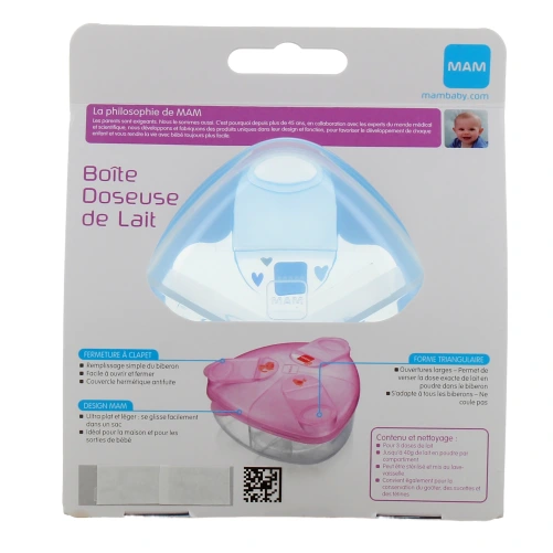 MAM Boîte Doseuse de Lait à 3 compartiments