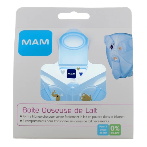 MAM Boîte Doseuse de Lait à 3 compartiments