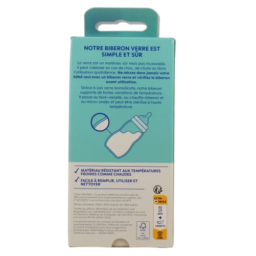MAM Biberon Verre 1er age