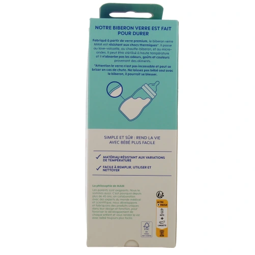 MAM Biberon Verre 260ml