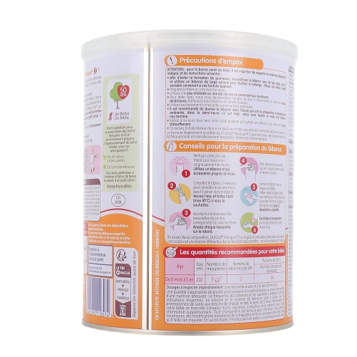 Guigoz Pelargon Lait 2ème âge