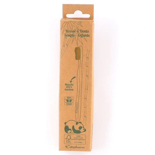 Estipharm Brosse à Dents Souple en Bambou