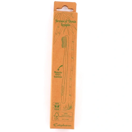 Estipharm Brosse à Dents Souple en Bambou