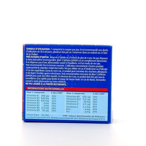 BION 3 Défenses Junior comprimés à croquer