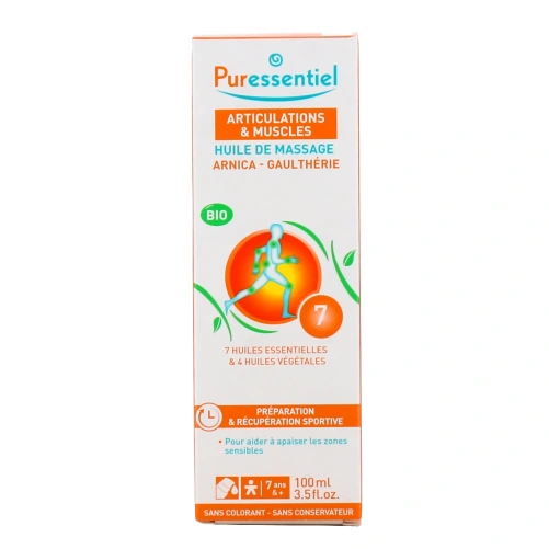 Puressentiel Huile de massage Bio Effort musculaire