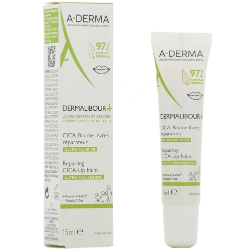 A-Derma Dermalibour+ Cica Baume Lèvres Réparateur