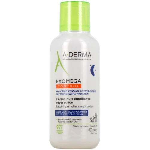 A-Derma Exomega Control Crème Nuit Emolliente Réparatrice