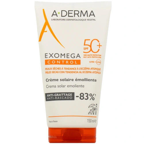 A-Derma Exomega Control Crème Solaire SPF50+