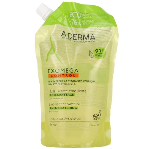 Exomega Control Huile Lavante Émolliente Anti-Grattage